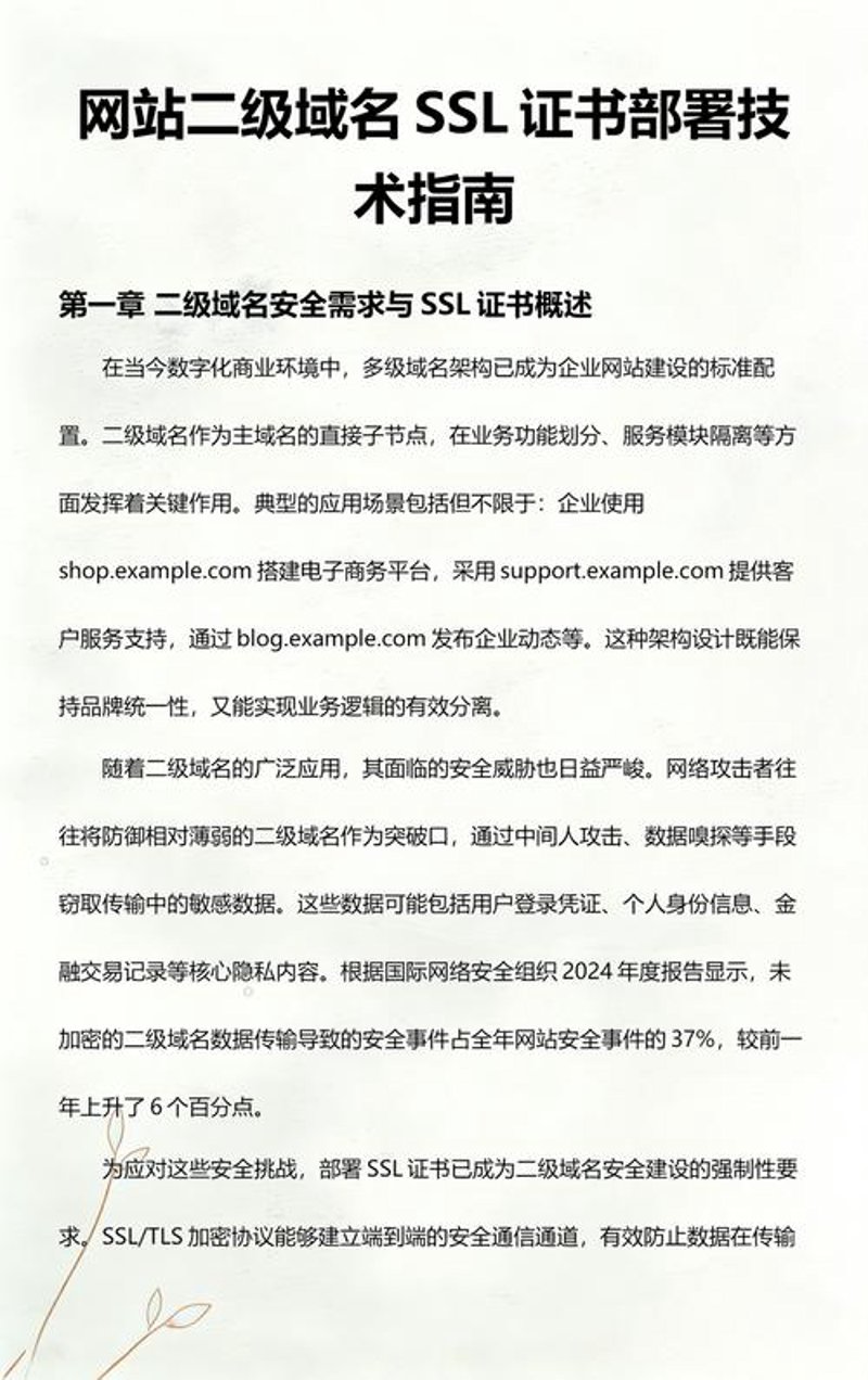 SSL证书部署